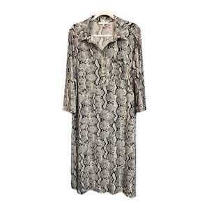 Chaus New York Snake Skin Midi Dress Size XL DS1